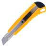 Нож усиленный корпус 18мм лезвие, +2 лезвия, AVTO-LOCK CUTTER BRAUBERG 230918