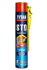 ПЕНА МОНТАЖНАЯ "TYTAN PROFESSIONAL STD ЭРГО" 750 МЛ ВСЕСЕЗОННАЯ (12/672)