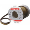 Уплотнитель для окон/дверей  "Remontix" profile "D" коричневый 100м  9*8мм