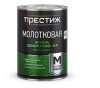 ПРЕСТИЖ эмаль с молот. эффектом глянцевая серебристо-голубая 0,8л