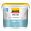 Краска MAESTRO MARSHAL белый потолок люкс матовая 2.5 л супербелая