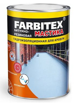 Мастика битумно-резиновая FARBITEX (4,0кг)